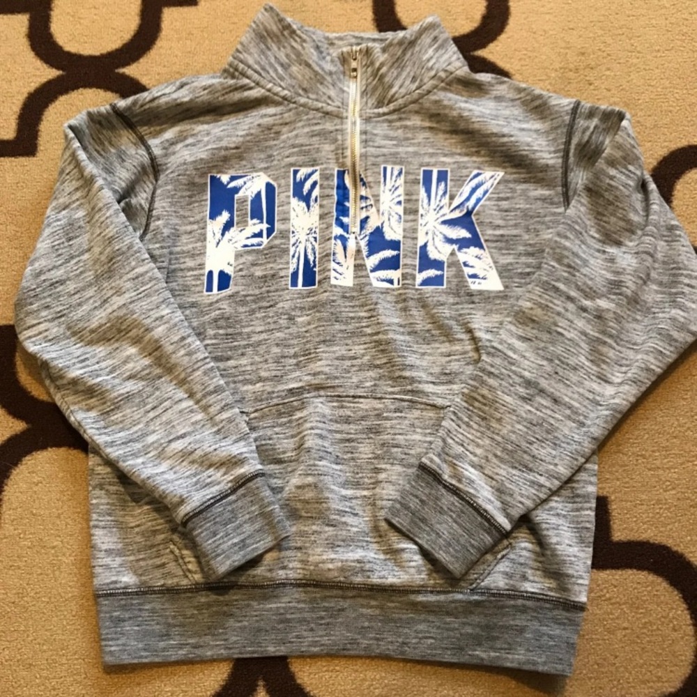 PINK half zip - XS - Picture 1 of 3